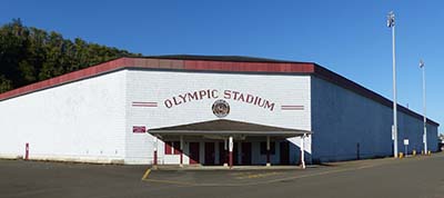 Olympic Stadium Exterior Hoquiam WA